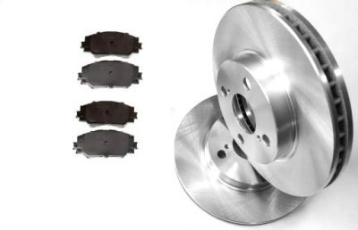 Тормозные колодки тормозные диски тормозные kia rio hyundai i20 перед фото №1