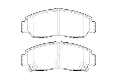 VALEO ZAPATAS DE FRENADO HONDA FR-V 05-  