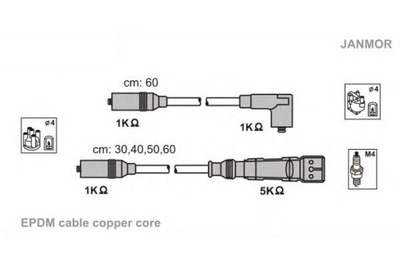 Janmor трубка. wys. nap. kpl. seat, vw фото №1