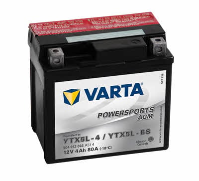 АКУМУЛЯТОР VARTA POWERSPORTS AGM 12V 4AH 80A R+