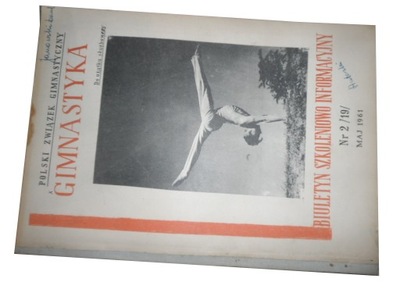 Gimnastyka biuletyn szkoleniowo informacyjny 1961r