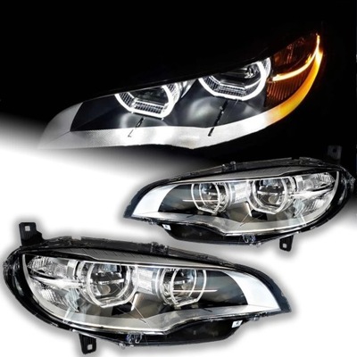 BMW X6 E71 FARO PARTE DELANTERA FAROS COMPLETO DIODO LUMINOSO LED P+L  