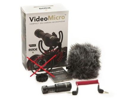 Mikrofon pojemnościowy Videomicro RODE do aparatu