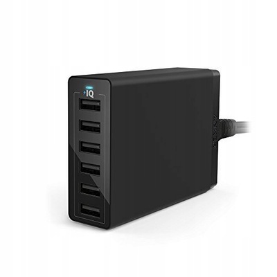 Anker Zasilacz Ładowarka Adapter 6-PORTÓW 60W USBC