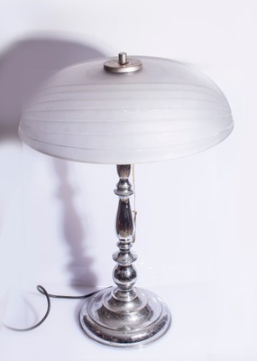 Stara lampa gabinetowa art deco klosz grzybek