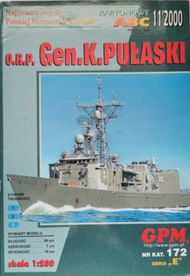 Kartonowe ABC 11/2000 ORP Gen. K. Pułaski