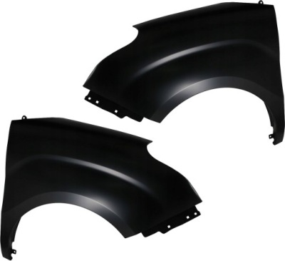 Крылья передние перед fiat doblo 10- комплект левый правый фото №1