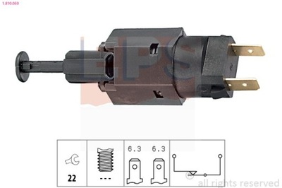 SWITCH LIGHT STOP OPEL ASTRA 1,4 92- 1-810-050  