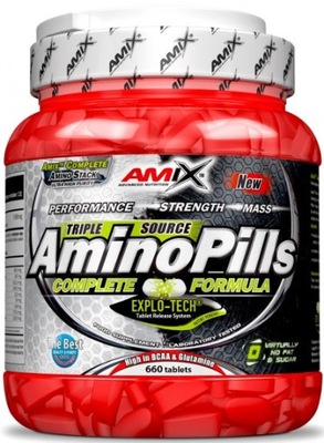 MOCNE AMINOKWASY AMIX AMINO PILLS 660 REGENERACJA