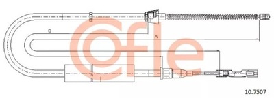 CABLE H-CA L/P AUDI A2 00-  