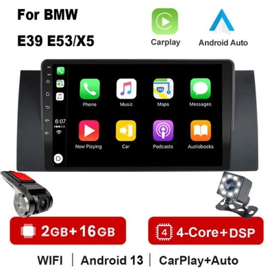 ANDROID 13 RADIO DE AUTOMÓVIL DSP IPS RD PARA BMW E39 E53 X5 AUTORADIO RDS RADIO GPS  