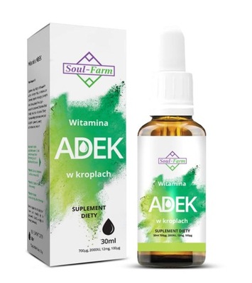 WITAMINA ADEK FORTE W KROPLACH 30 ml - SOUL FARM