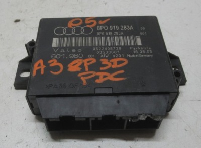 Audi a3 8p 05r модуль блок керування pdc 8p0919283a фото №1