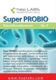 HAPLABS SUPER PROBIO PROBIOTYK ŻYWE BAKTERIE