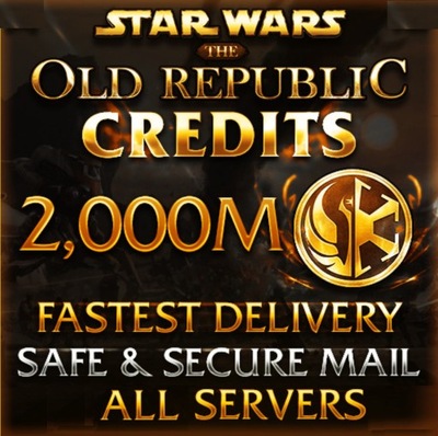 Star Wars The Old Republic SWTOR 2000MLN Credits