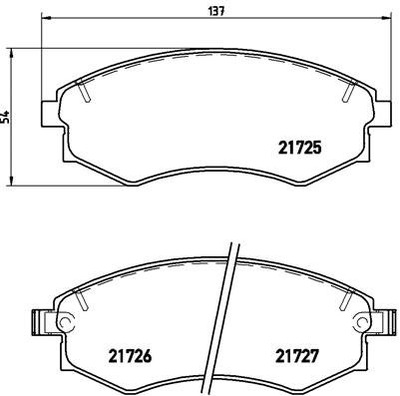 PADS BRAKE FRONT SSANGYONG REXTON 02-  