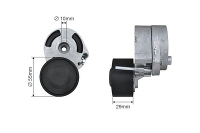 TENSOR CORREA WIELOROWKOWEGO CITROEN BERLINGO 05-11, C3 05->,C5 II 04->,XS  