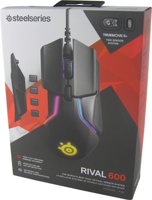 MYSZ STEELSERIES RIVAL 600 12000 DPI DLA GRACZY