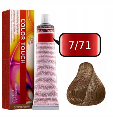 WELLA COLOR TOUCH FARBA 60ml 7/71