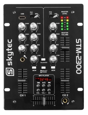 Mikser DJ 2-kanałowy Skytec STM-2300 USB