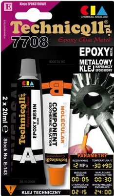 TECHNICQLL KLEJ METALOWY EPOKSYDOWY 2X20ML