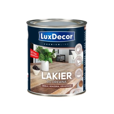 LUXDECOR LAKIER DO DREWNA SATYNA 0,4 L