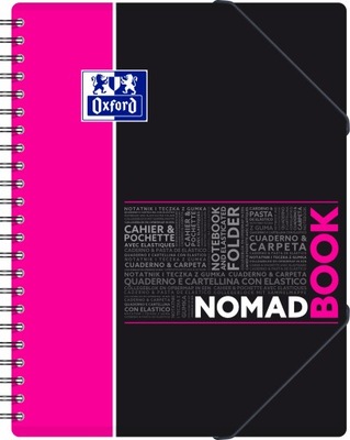 Kołozeszyt Oxford Nomadbook A4+/80k KR różowy