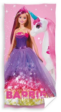 Ręcznik Plażowy Kąpielowy 70x140 Barbie Księżniczka