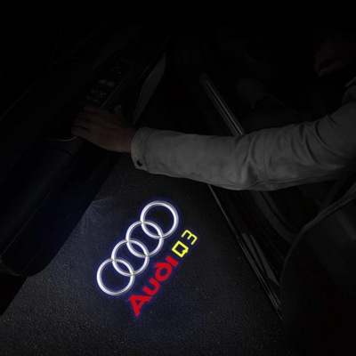 LUZ POWITALNE DE PUERTA COCHE HD FARO PROJEKTORA DIODO LUMINOSO LED PARA AUDI SLINE QUTTRO S2 S3  