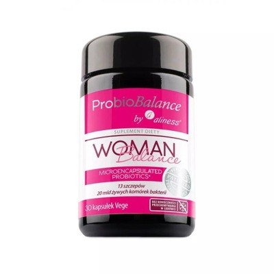 Aliness, ProbioBalance WOMAN Balance 20 mld, 30 vkaps. PROBIOTYK DLA KOBIET