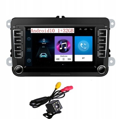 RADIO 2 DIN VW TIGUAN TOURAN TRANSPORTER ANDROID  