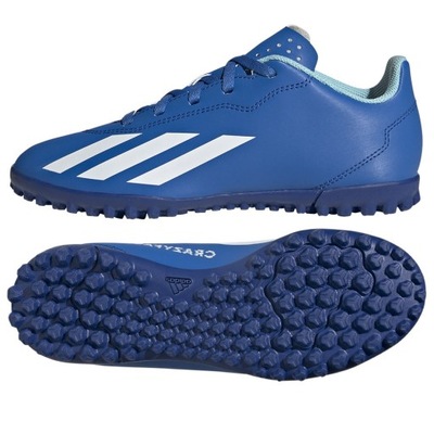 Buty adidas X CRAZYFAST.4 TF Jr IE4067 niebieski 38 2/3