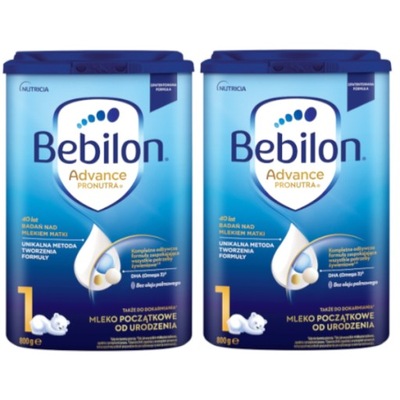 Bebilon 1 Pronutra-Advance mleko początkowe 2x800g