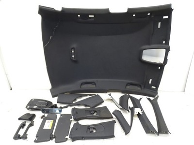 Потолок стойки ручки козырьки лампа audi a4 b9 sedan s-line czarna фото №1