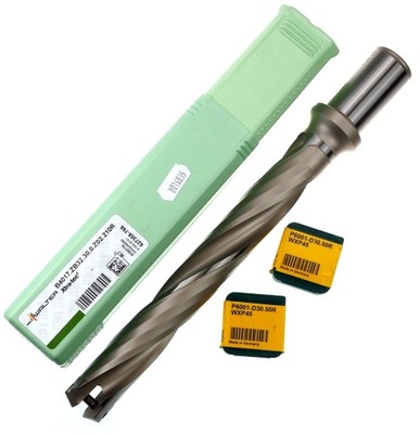 WIERTŁO СКЛАДЫВАЕМОЕ КОРПУС B4017.ZB32 FI 30 MM WALTER +2 ВСТАВКИ P6001- 30,5