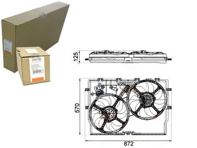 ВЕНТИЛЯТОР РАДИАТОРА BEHR HELLA 1364163080 FT7588