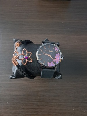 Damski zegarek z bransoletką Pierre Cardin zegarki