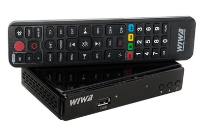 naziemny dekoder tuner DVB-T DVB-T2 STB WIWA H265