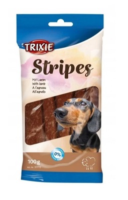 Trixie Stripes paski z jagnięciny 100g