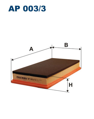 ФІЛЬТР ПОВІТРЯ ФІЛЬТРON AP003/3 AP0033