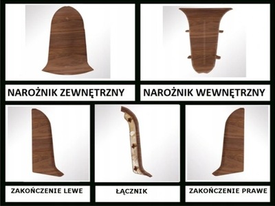 AKCESORIA DO LISTEW PRZYPODLOGOWYCH