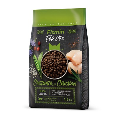 Fitmin cat For Life Castrate Chicken 1,8 kg