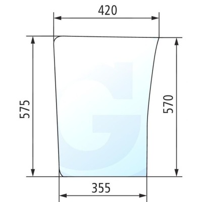 VENTANAS PARTE DELANTERA DOLNA, DERECHA CASE MAGNUM 7210 7250  