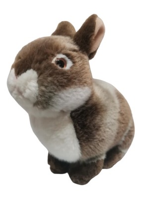 Teddy-Hermann króliczek 23cm cudna maskotka łaciaty królik zając