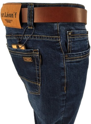 SPODNIE MĘSKIE JEANS ST3 W39 L32 PAS: 102-104 CM