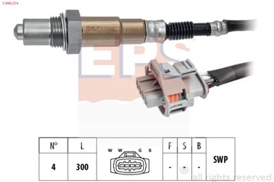 1-998-214 ЗОНД ЛЯМБДА OPEL ASTRA 1,6 01-