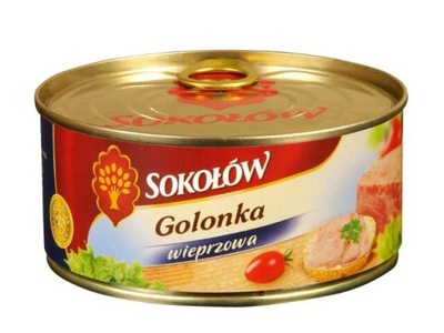 GOLONKA WIEPRZOWA konserwa 73% mięsa Sokołów 300g