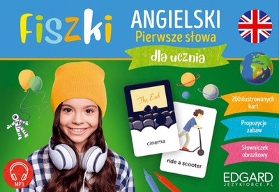 Angielski. Fiszki. Pierwsze słowa dla ucznia