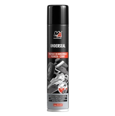 PREPARAT DO KONSERWACJI ДНИЩА SPRAY BARANEK ЧЕРНЫЙ 600ML - МОЕ AUTO PRO