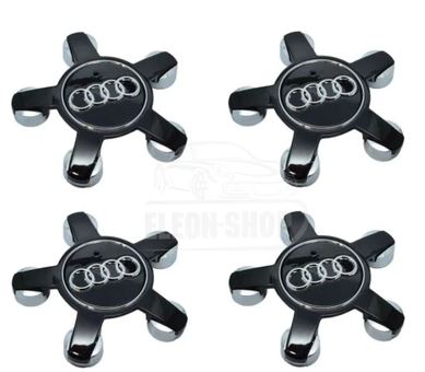 AUDI КОВПАЧКИ PAJĄKI DO ДИСКІВ ЧОРНІ 135MM 4F0601165N